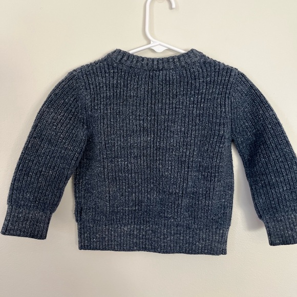 GAP Blue Ribbed Knit Sweater - Picture 5 of 5